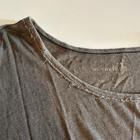 Free People We The Free Frayed Edges Crop Top - Picture 4 of 5